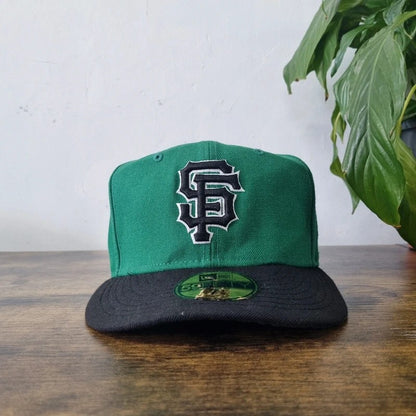 New era 59fifty Baseball Hat Snapback cap one size 7 3/8 green sands Francisco giants