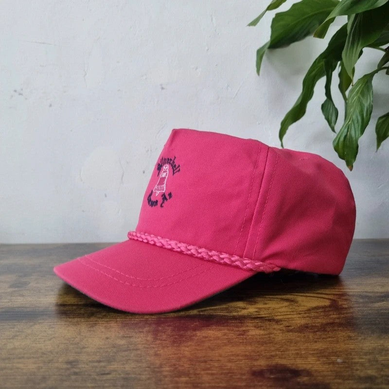 Vintage American Trucker Hat Snapback cap one size adjustable pink Silverbell Tucson Az