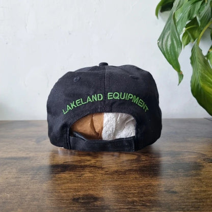 Vintage John Deere Baseball Hat Snapback cap one size adjustable black green