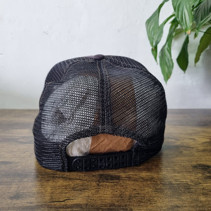 Vintage American Trucker Hat Snapback cap one size Bridgestone tire black