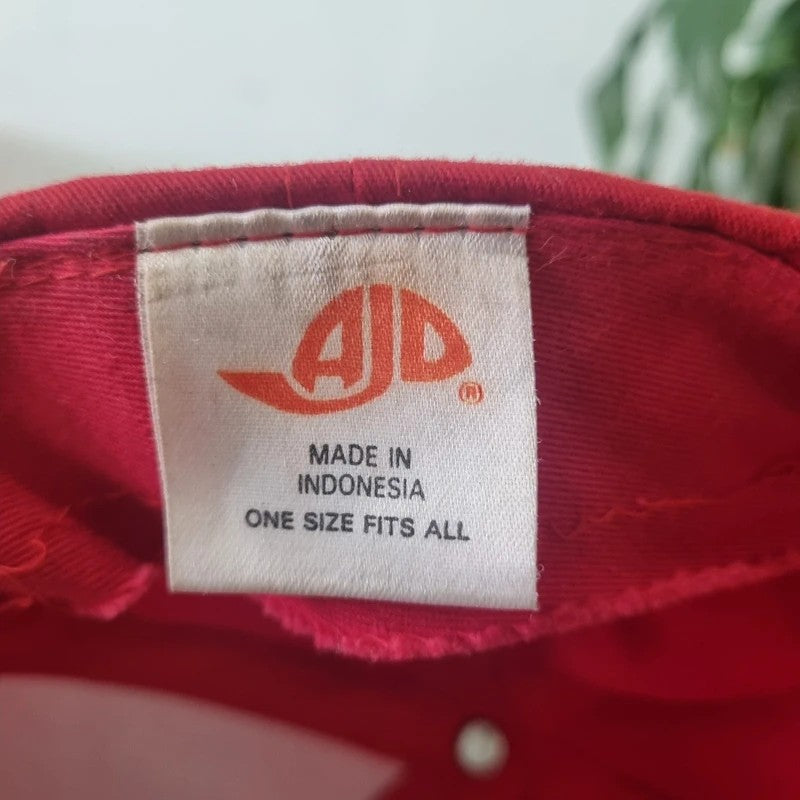 Vintage American Baseball Hat Snapback cap one size red Kansas City Chiefs