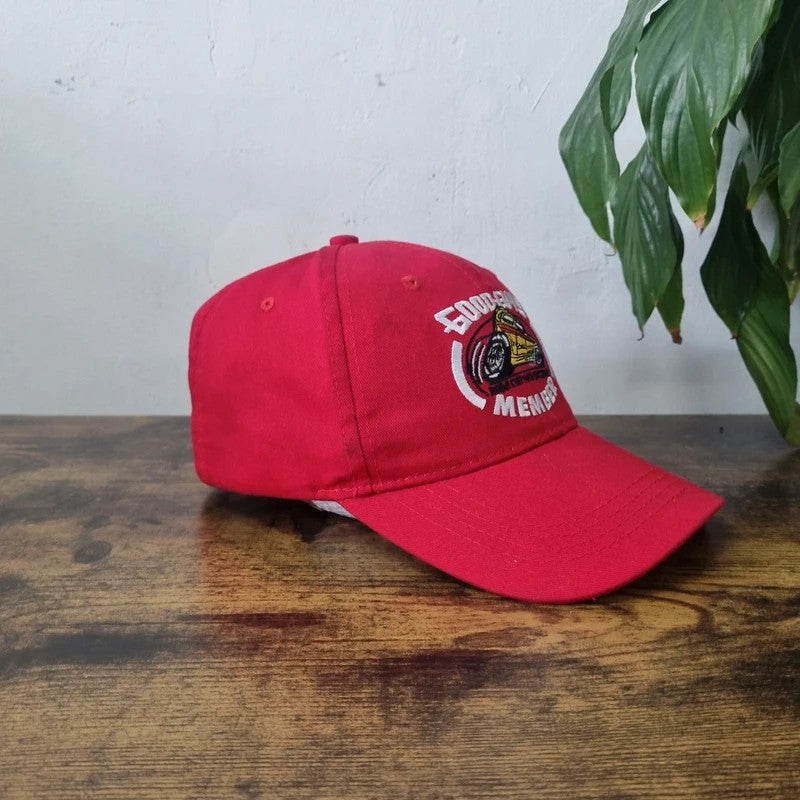 Vintage American Baseball Hat Snapback cap one size adjustable red car good guys