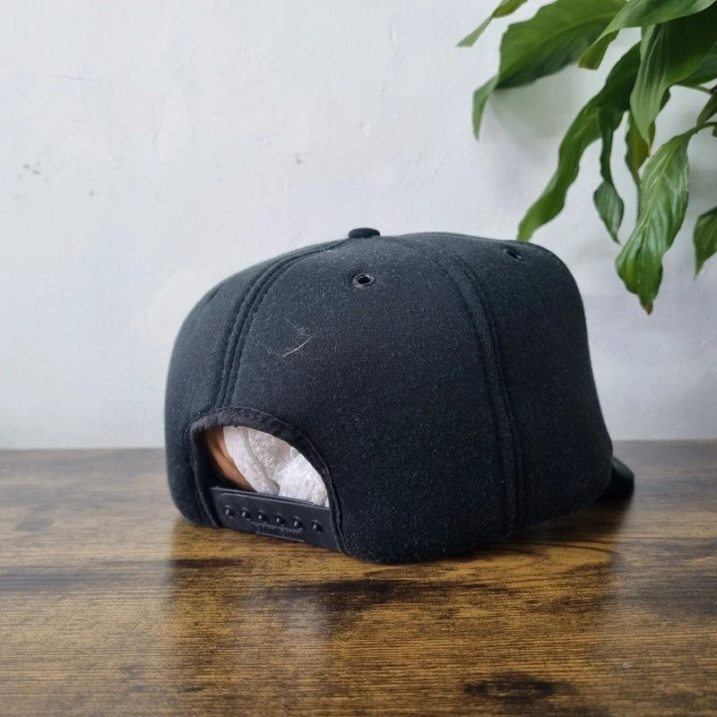Vintage American Trucker Hat Snapback cap one size adjustable black rider truck rental