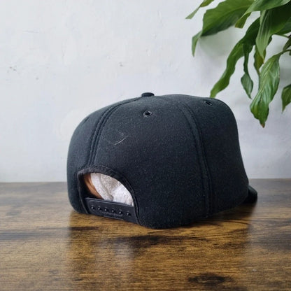 Vintage American Trucker Hat Snapback cap one size adjustable black rider truck rental
