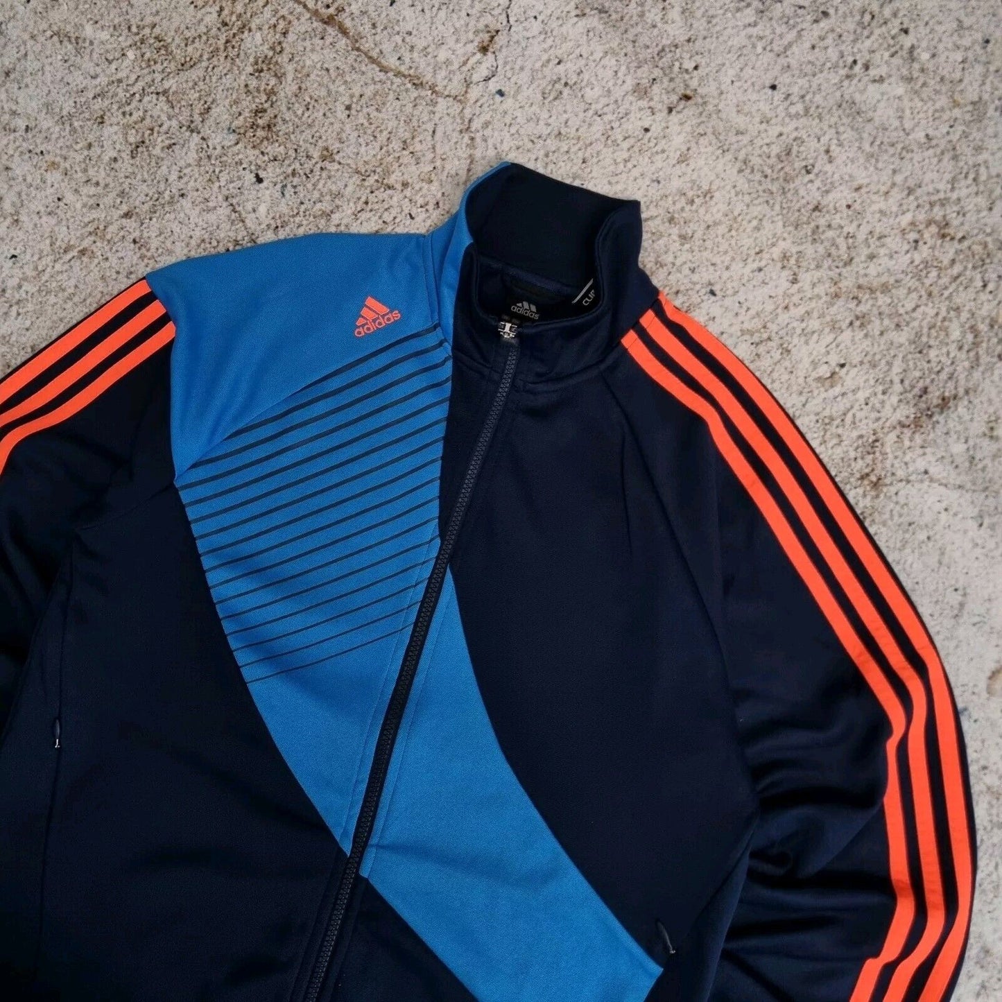 Vintage Adidas Predator Full Zip Jacket Mens M Blue Red