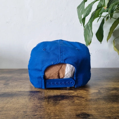 Vintage American Trucker Hat Snapback cap one size adjustable blue grumman boats