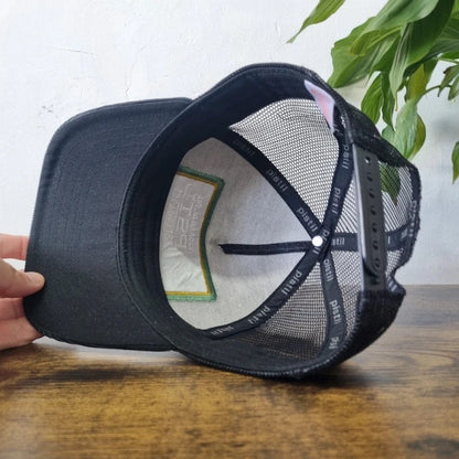 Vintage American Baseball Hat Snapback cap one size adjustable black hood river