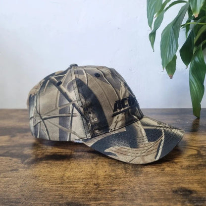 Vintage American baseball Hat Snapback cap one size adjustable khaki black realtree ac delco