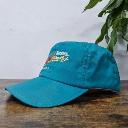Vintage American Baseball Hat Snapback cap one size adjustable green lightning rod