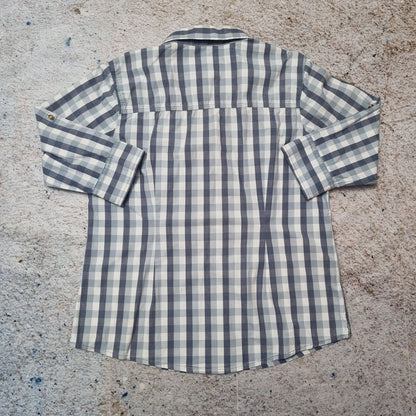 Carhartt SHIRT 3/4 SLEEVE WOMENS CHECK - Blue - Size L