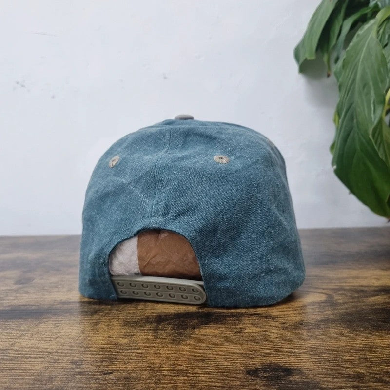 Vintage American Baseball Hat Snapback cap one size adjustable green livestock supply