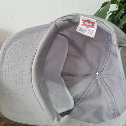Vintage American Trucker Hat Snapback cap one size adjustable grey The egan companies