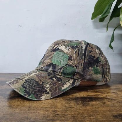 Vintage American Baseball Hat Snapback cap one size adjustable realtree camo Johnson farm