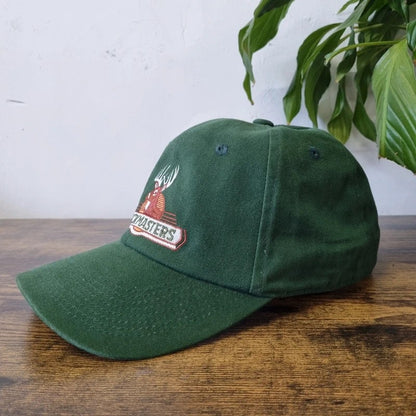 Vintage American Baseball Hat Snapback cap one size adjustable green Deer Buckmaster