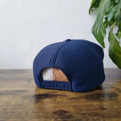 Vintage American Trucker Hat Snapback cap one size adjustable navy fire & rescue