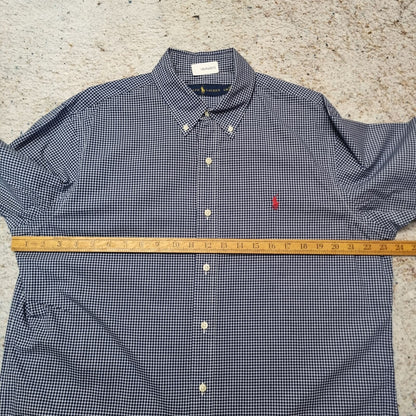 Ralph Lauren OXFORD SHIRT CHECK GINGHAM - Blue - Size L