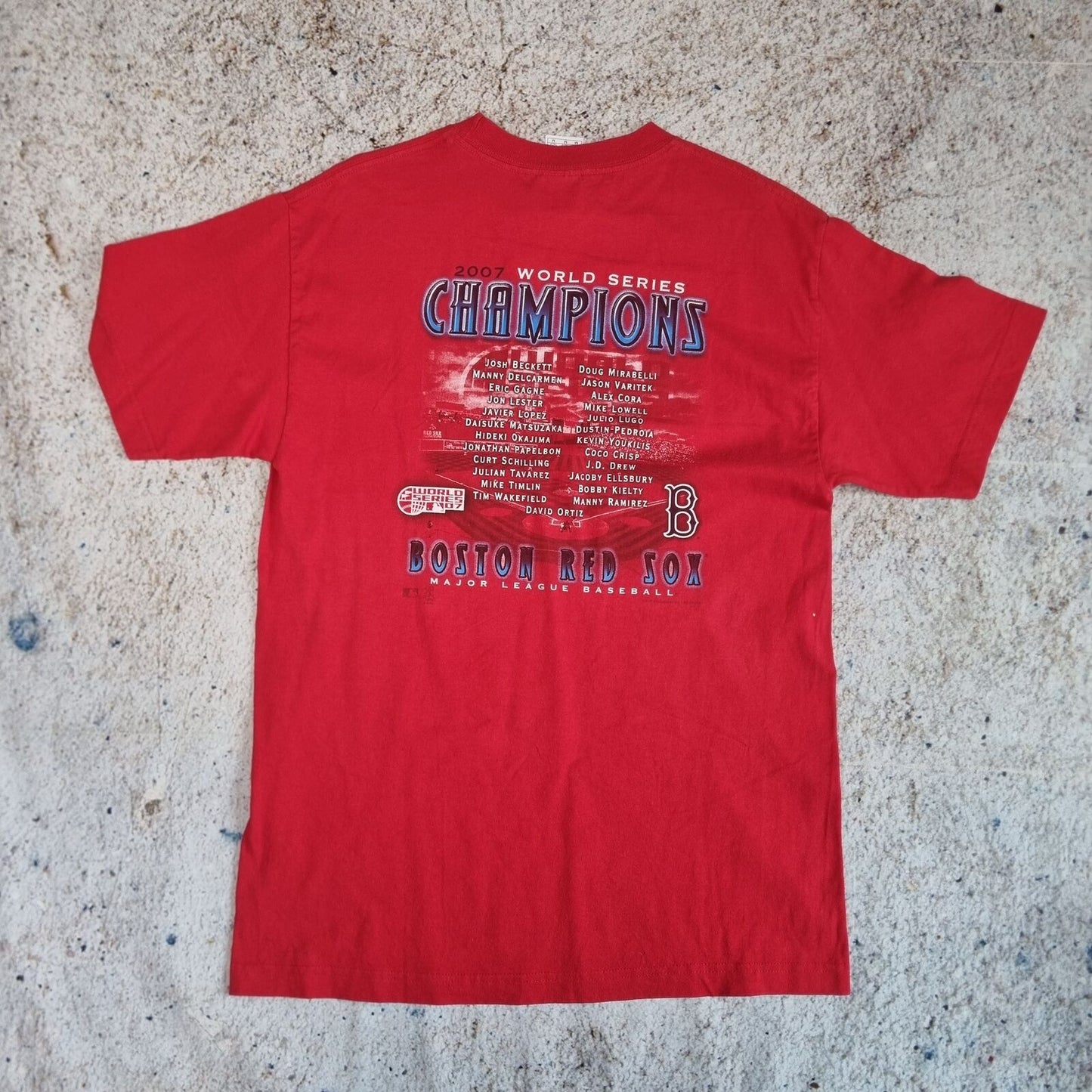 AAA T-SHIRT BOSTON RED SOX 2007 MLB TOP TEE  - Red - Size M