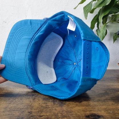 Vintage American Trucker Hat Snapback cap one size adjustable blue hydraulics craigsville