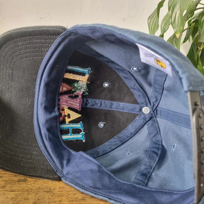 Vintage American Baseball Hat Snapback cap one size adjustable blue black Hawaii fish