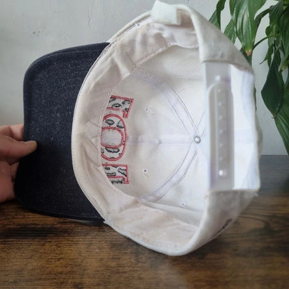 Vintage disney promo baseball Hat Snapback cap one size cream black 101 dalmatian
