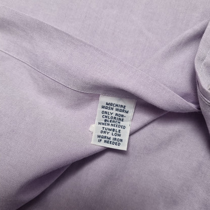 Ralph Lauren OXFORD SHIRT CLASSIC FIT LONG SLEEVE PONY RL - Purple - Size 15 M