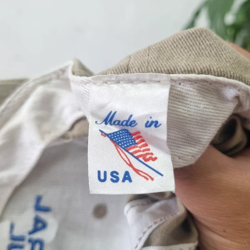 Vintage American Trucker Hat Snapback cap one size beige federal mogul