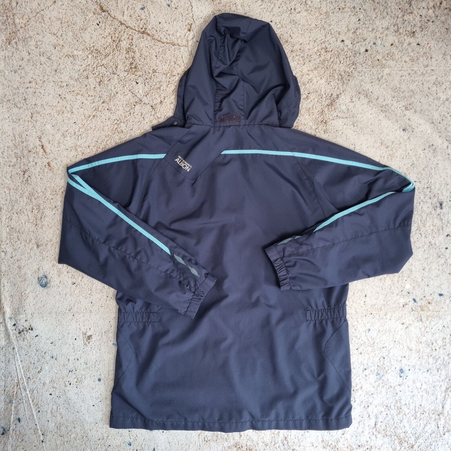 Umbro West Bromwich Albion Training Jacket Zipped Blue Mens Size L