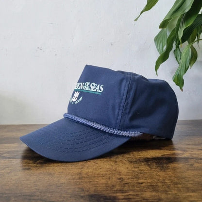 Vintage American Trucker Hat Snapback cap one size adjustable navy sovereign of the seas