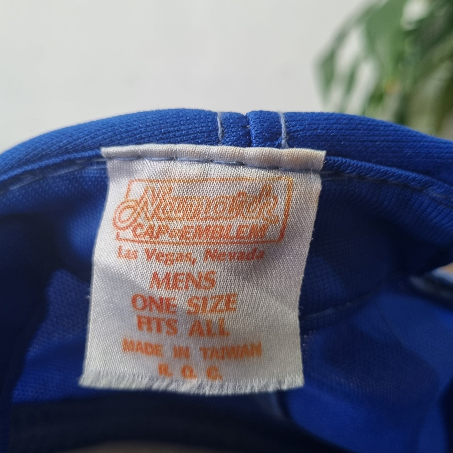 Vintage American Trucker Hat Snapback cap one size adjustable Blue Sperry Mapper
