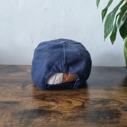 Vintage American Baseball Hat Snapback cap one size adjustable green navy Bahamas