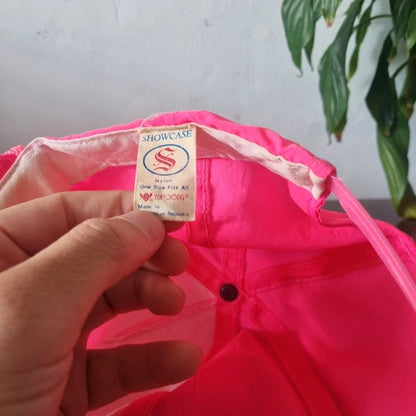 Vintage American Trucker Hat Snapback cap one size adjustable neon pink Vancouver