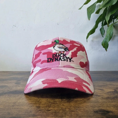 Vintage American Baseball Hat Snapback cap one size adjustable pink camo duck dynasty