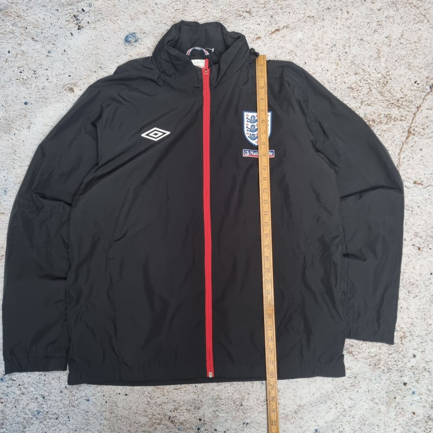 Umbro ENGLAND TRACK JACKET NATIONWIDE 2012  - Black - Size XL