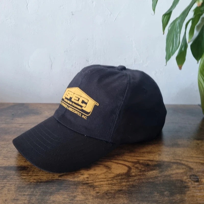 Vintage American Baseball Hat Snapback cap one size adjustable black SPEC Building Materials
