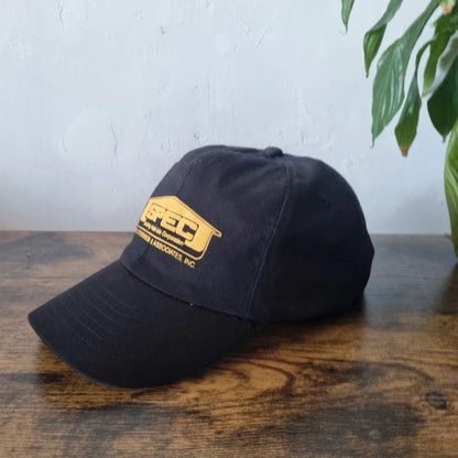 Vintage American Baseball Hat Snapback cap one size adjustable black SPEC Building Materials