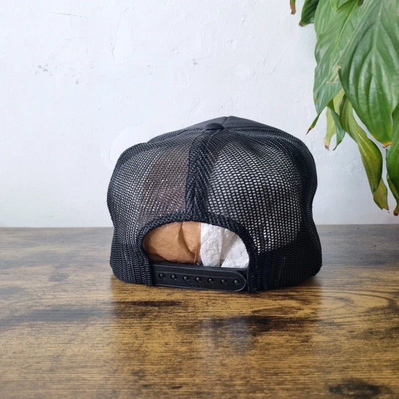 Vintage American Trucker Hat Snapback cap one size adjustable black Nick's Restaurant