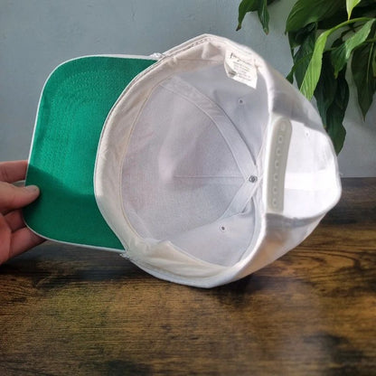 Vintage American Trucker Hat Snapback cap one size adjustable white Bride hen stag do