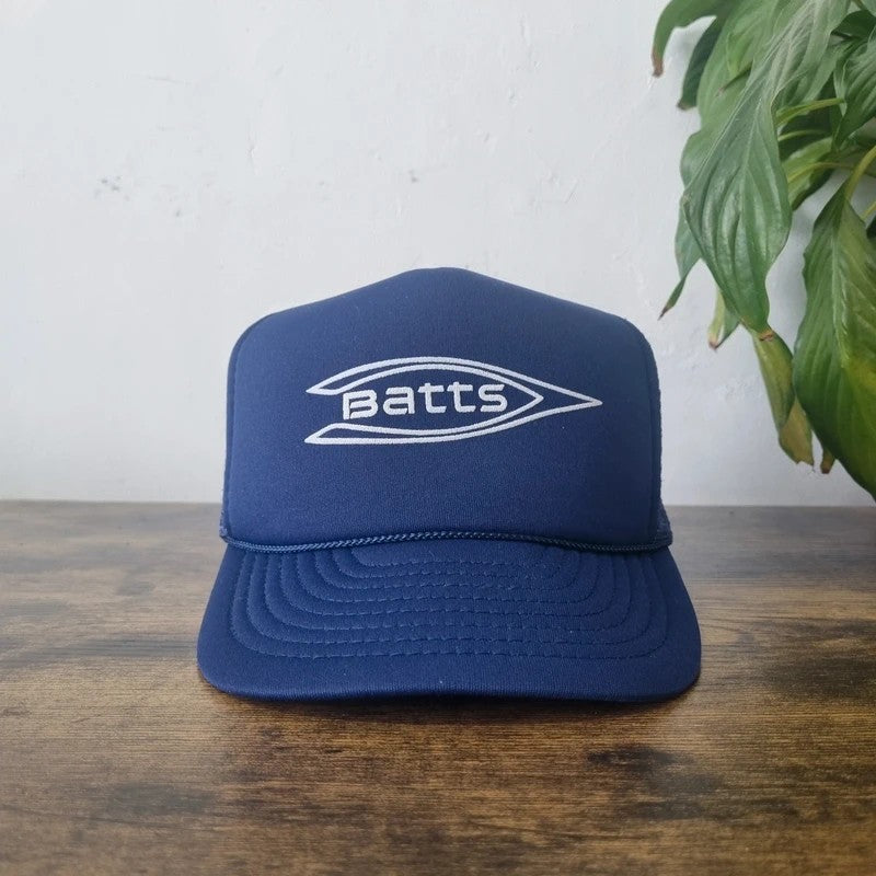 Vintage American Trucker Hat Snapback cap one size adjustable navy Batts