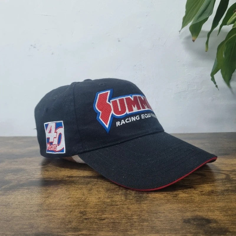 Vintage American Baseball Hat Snapback cap one size adjustable black summit racing