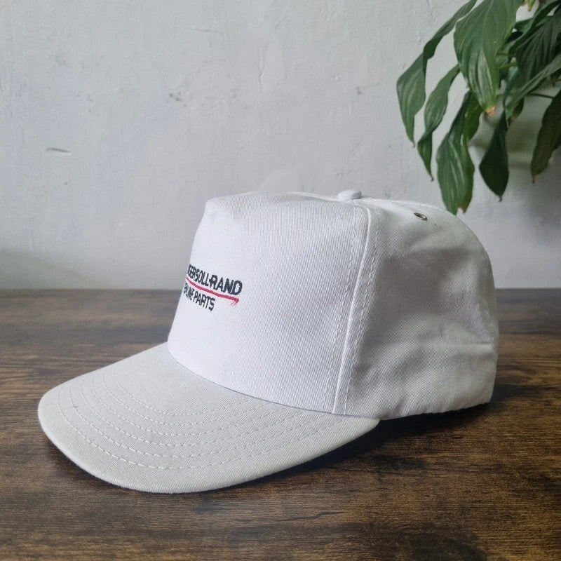 Vintage American Trucker Hat Snapback cap one size white Ingersoll-Rand Genuine Parts