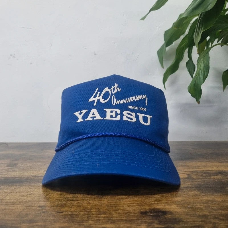 Vintage American Baseball Hat Snapback cap one size adjustable blue yeasu