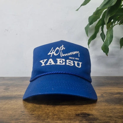 Vintage American Baseball Hat Snapback cap one size adjustable blue yeasu