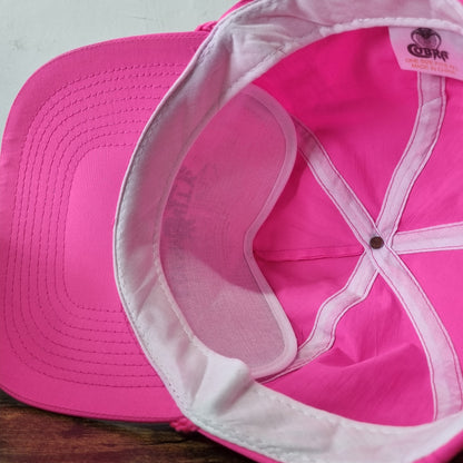 Vintage American Trucker Hat Snapback cap one size pink community beer