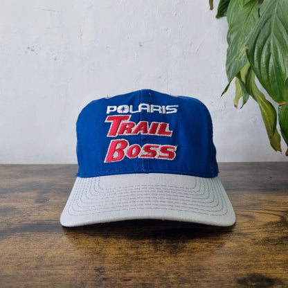 Vintage American Baseball Hat Snapback cap one size adjustable Polaris Trail boss