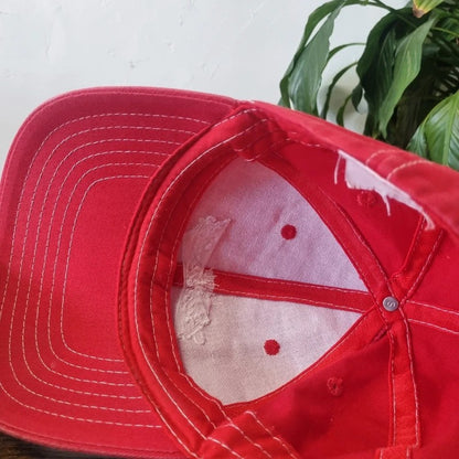 Vintage Budweiser Baseball Hat Snapback cap one size adjustable red