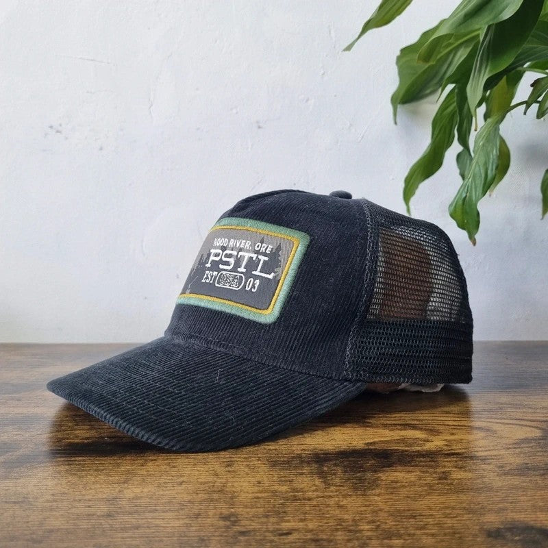 Vintage American Baseball Hat Snapback cap one size adjustable black hood river