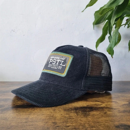 Vintage American Baseball Hat Snapback cap one size adjustable black hood river