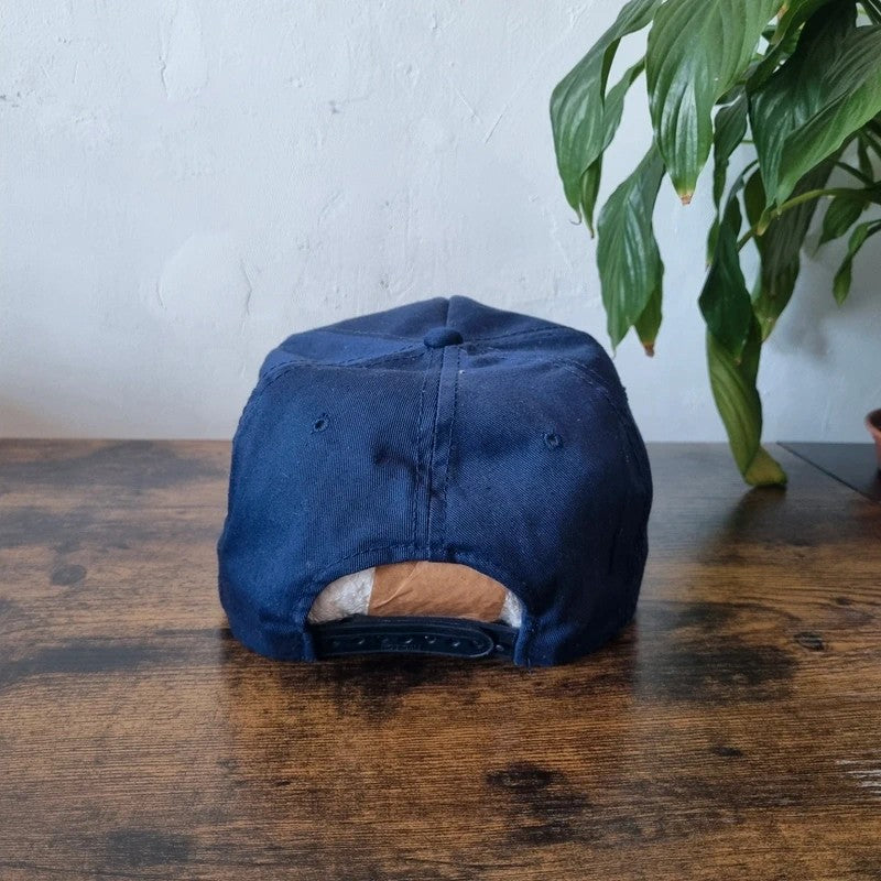 Vintage American Trucker Hat Snapback cap one size adjustable navy Fedex