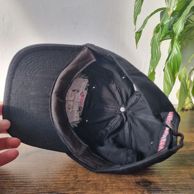 American Racing Baseball Hat Snapback cap one size adjustable black Castor oil