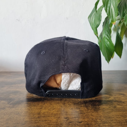Vintage American Trucker Hat Snapback cap one size adjustable Black 50 over the
